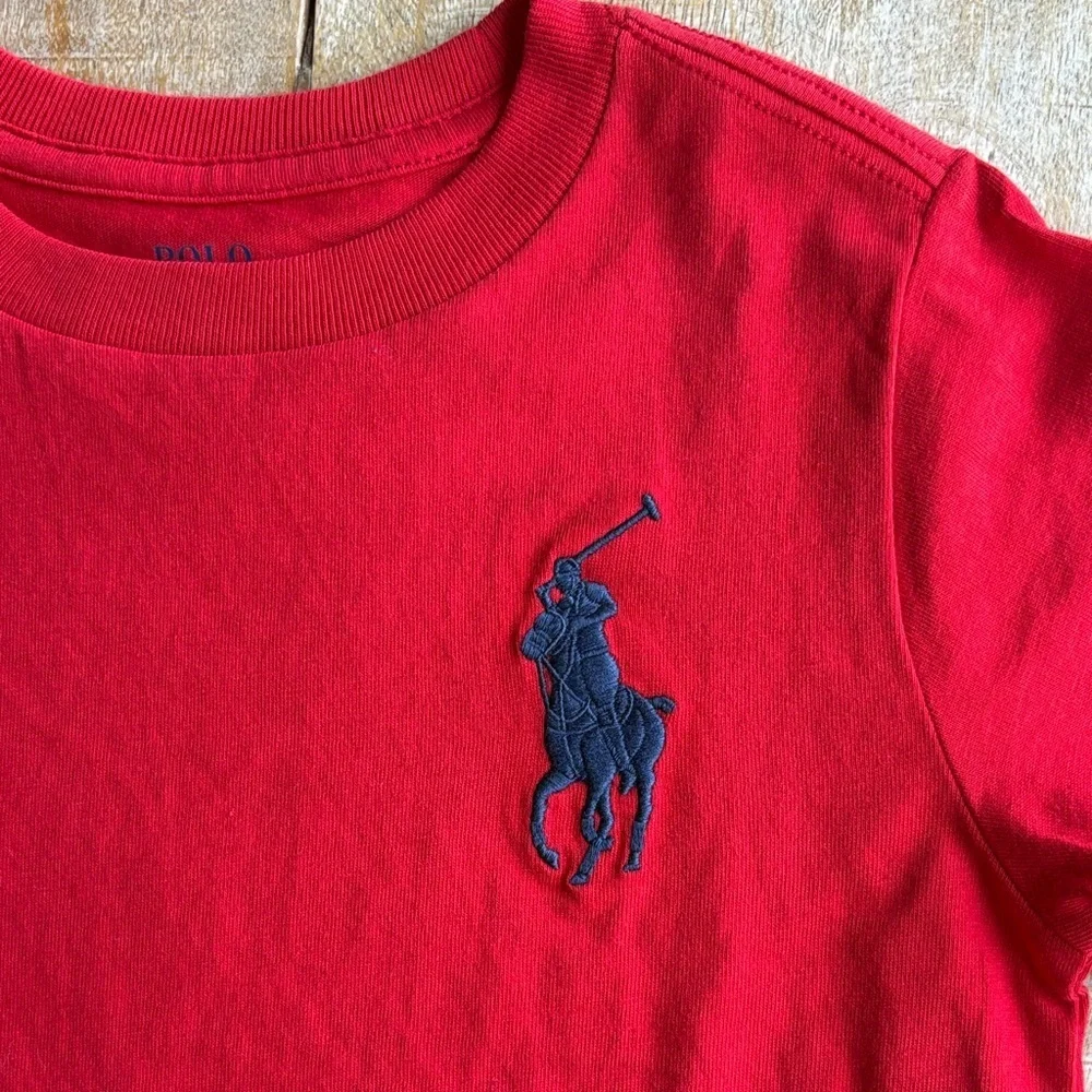 NWOT Ralph Lauren Boys Red Tee 3t